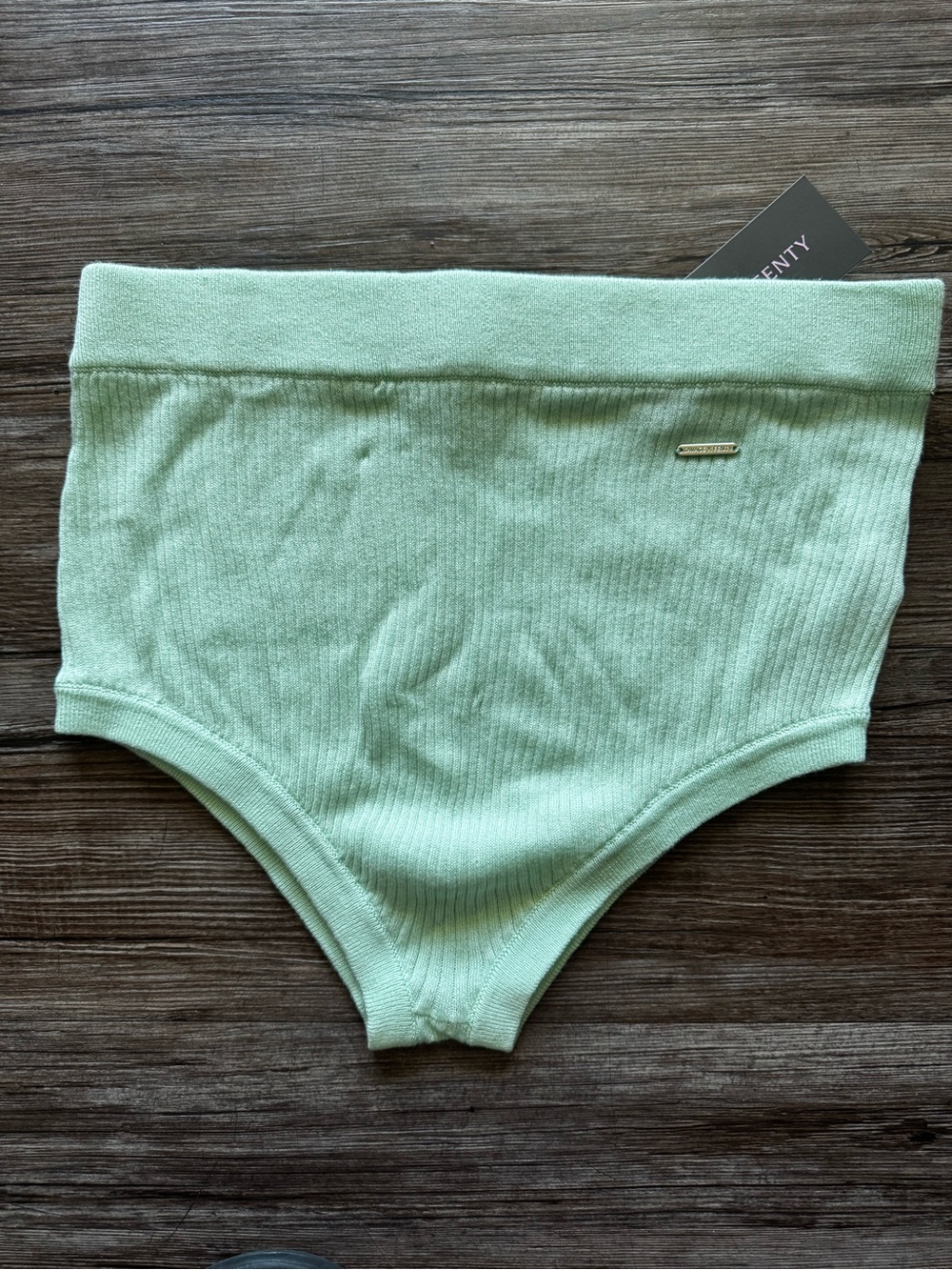 Savage X Fenty Mint Green High Waisted Booty Shorts